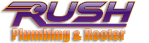 Rush Plumbing and Rooter logo